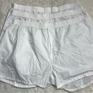 Faded Glory Boxer Shorts (3) White Size 2XL NEW No Box Cotton/Polyester #382